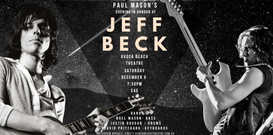 Avoca Beach Theatre - Paul Mason's Evening In Honour Of Jeff Beck